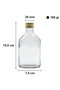 Hermia Juego de Botellas de Vidrio con Toque de Oro (5 piezas)
